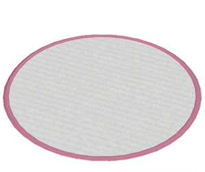 Rose Large round rug