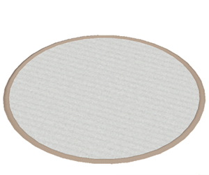 Beige Large round rug