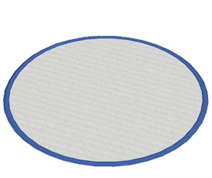 Navy Large round rug