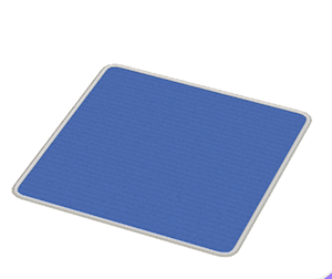 Navy Large square rug