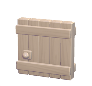 Beige Large wooden door