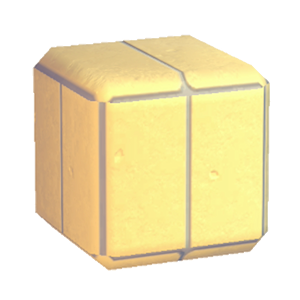 Yellow Lined-stone flooring