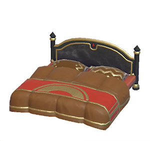Brown Luxury bed