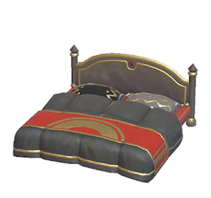 Beige Luxury bed