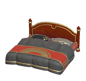 Red Luxury bed