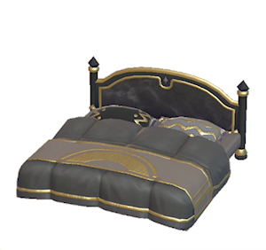 Beige Luxury bed