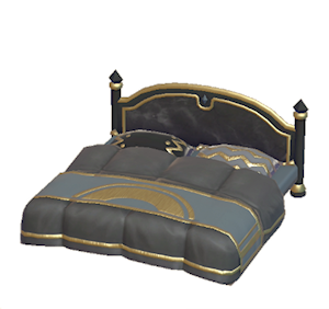 Gray Luxury bed
