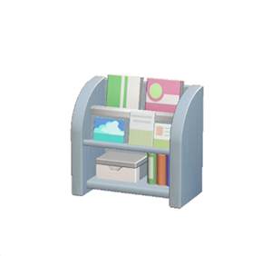 Gray Magazine rack