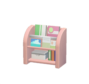 Pink Magazine rack