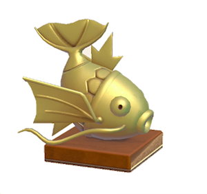 Orange Magikarp decoration