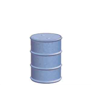 Cyan Metal drum