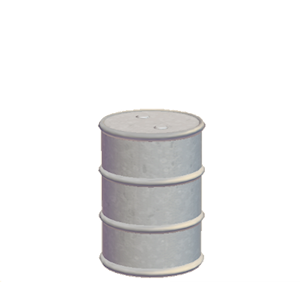 White Metal drum