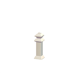 White Metal fencing