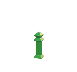 Green Metal fencing