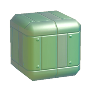 Green Metal wall