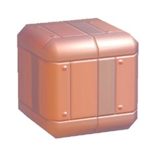 Orange Metal wall