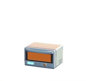 Gray Microwave oven
