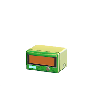 Green Microwave oven