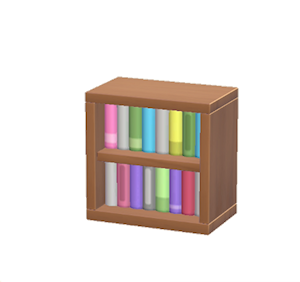 Brown Mini bookcase