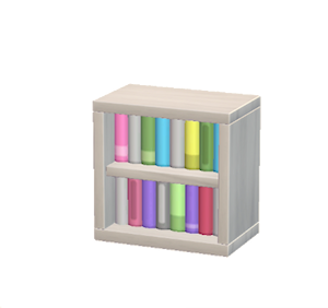 White Mini bookcase