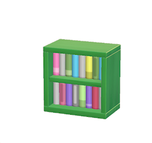Green Mini bookcase