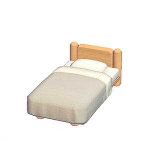 None Mini plain bed