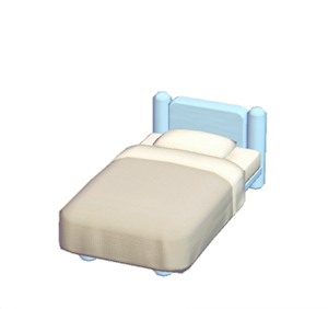 Cyan Mini plain bed