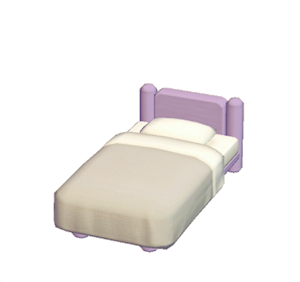Plum Mini plain bed