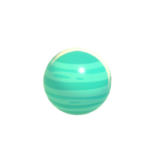 Aquamarine Model planet