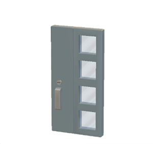 Gray Modern door