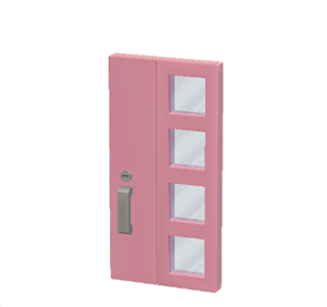 Pink Modern door