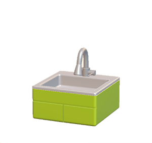 Lime Modern sink
