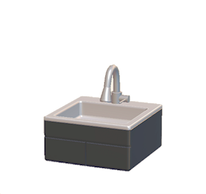Black Modern sink