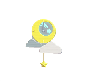 Gray Moon clock