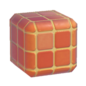 Red Mosaic tiling