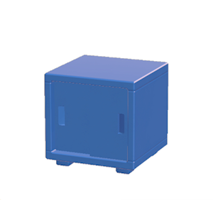 Navy Office cabinet