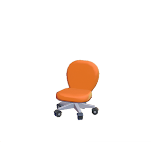 Orange Office chair