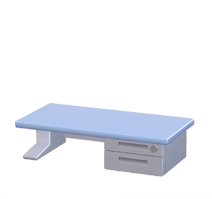 Cyan Office desk