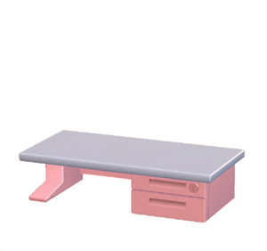 Pink Office desk
