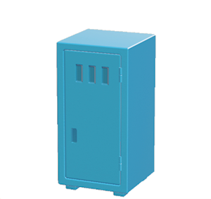 Blue Office locker