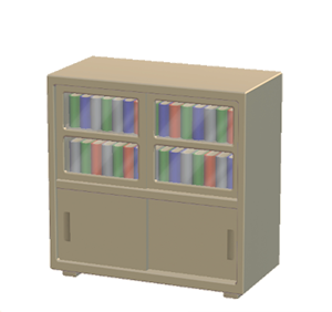 Beige Office shelf