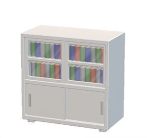 White Office shelf