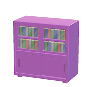 Purple Office shelf
