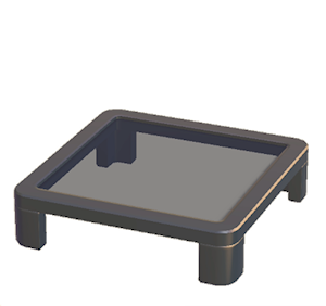Black Office table