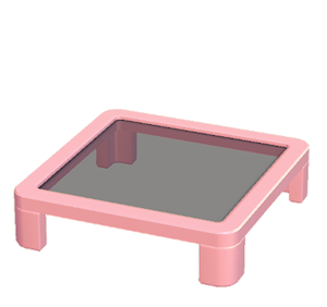 Pink Office table