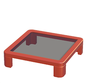 Red Office table