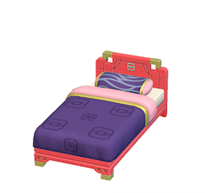 Plum Ornate bed