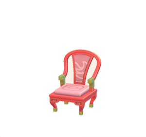 Pink Ornate chair