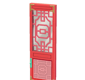 Pink Ornate door
