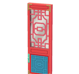Blue Ornate door